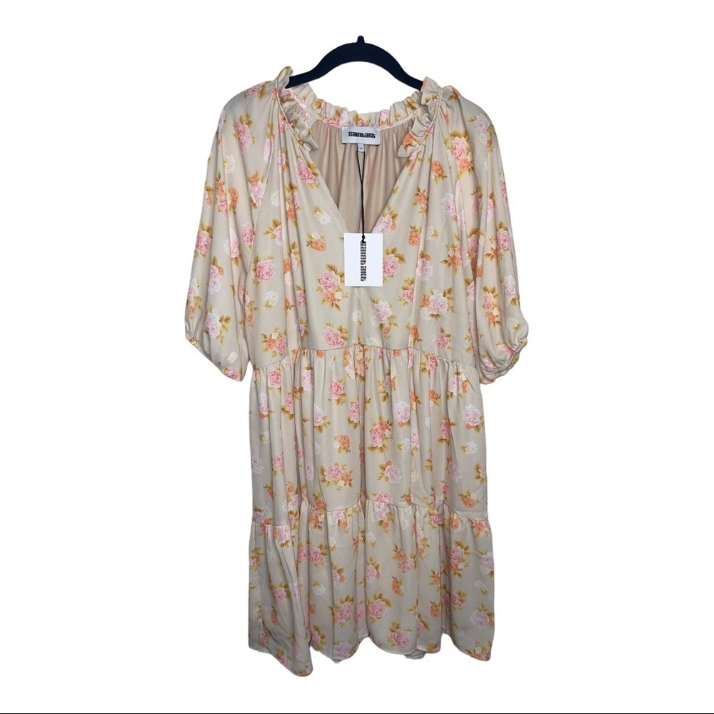 Floral Cream Dress